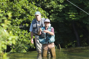 Découverte de la pêche à la mouche avec un guide